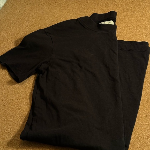 MADEWELL - BLACK EXTRA LONG TEE - Sz XS - Picture 1 of 3